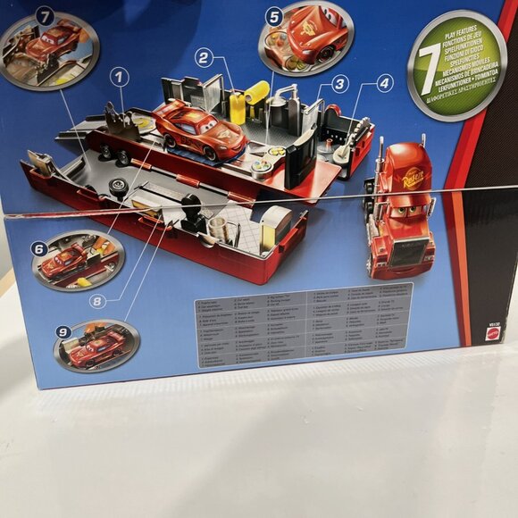 Mack Truck Playset V5132 Disney Pixar Cars 2 Set New Sealed 2013 Rare See Pics! - Picture 7 of 8